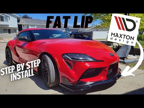 Maxton Design V1 Front Lip for 2020+ Supra | Detailed Install!