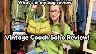 What's in my Bag Vintage Coach Soho Review and Collection!