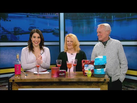 A Toast to 55 Years of Marriage with Strawberry Rose Bellinis