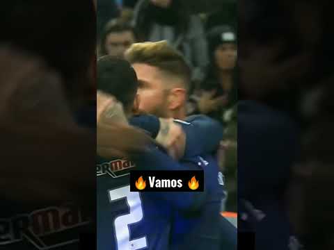 Sergio Ramos (45+2') Goal. #shorts