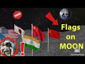 Countries Flags On The Moon Flag Countries Name How Many Countries Flag On Moon