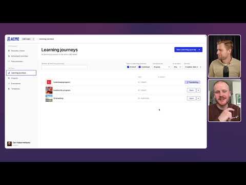 Walkthrough of Knowly's new AI-powered tool for translating learning journeys