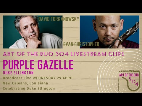 Thumbnail for Art of the Duo 504 - Purple Gazelle by Evan Christopher