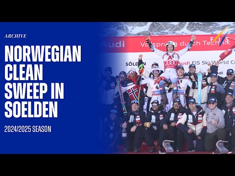 🇳🇴 Norwegian Clean Sweep in Sölden | Audi FIS Ski World Cup 2024/25