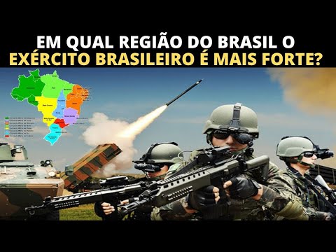 TOP 8 COMANDOS MILITARES REGIONAIS MAIS FORTES DO EXÉRCITO BRASILEIRO - QUAL REGIÃO É A MAIS FORTE?