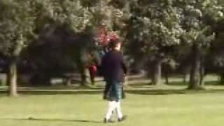 Grimsthorpe Castle Lincolnshire England. Bagpiper, Bagpipes.