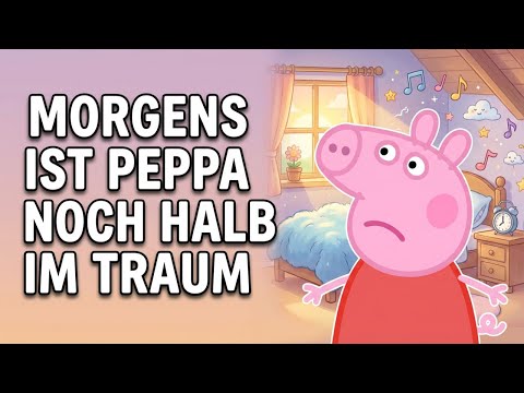 Guten Morgen Lied ☀️ | Morgens ist Peppa noch halb im Traum (Kinderlied)