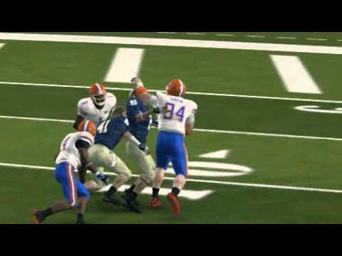 Thompson Stiff Arm NCAA14 UFvsND Online Dynasty Highlights