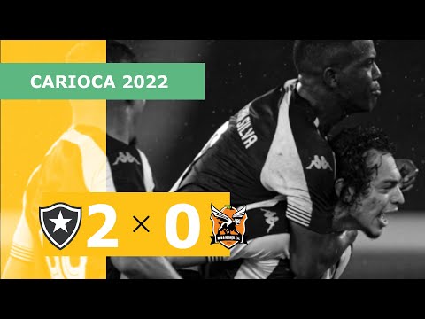 Botafogo 2 x 0 Nova Iguaçu - Gols - 07/02 - Campeonato Carioca 2022