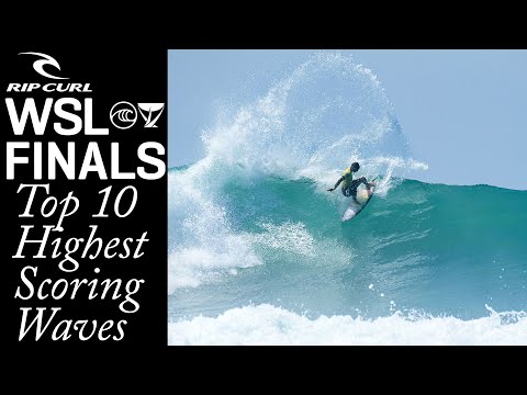 The Top 10 Highest Scoring Waves From The Rip Curl WSL FInals
