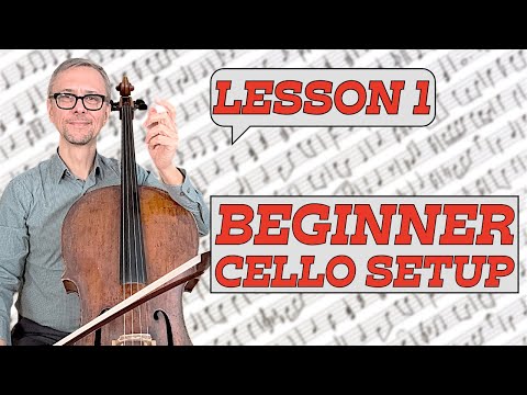 How to Hold the Cello & Bow – Cello Beginner Lesson 1 (Posture & Setup)