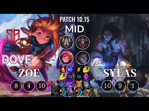 SB Dove Zoe vs Sylas Mid - KR Patch 10.15