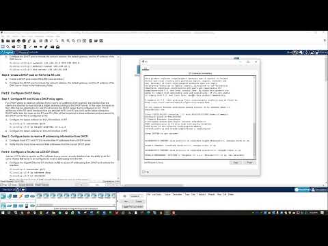 CCNA2-SRWEv7 - Lab 7.2.10 Packet Tracer - Configure DHCPv4