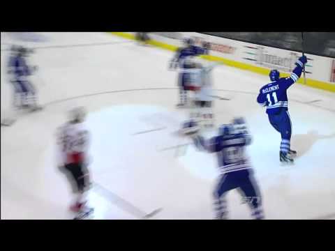 McClement's Goal - Sens 0 vs Leafs 2 - Mar 6th 2013 (HD)