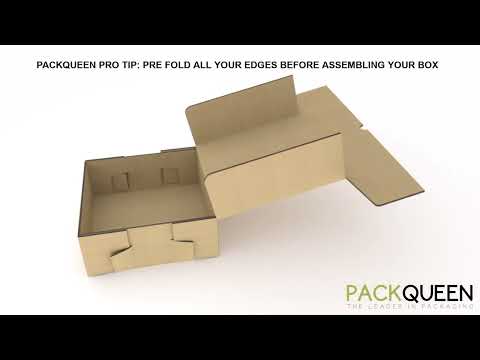 How to Fold a Cake Box | PackQueen Folding Series