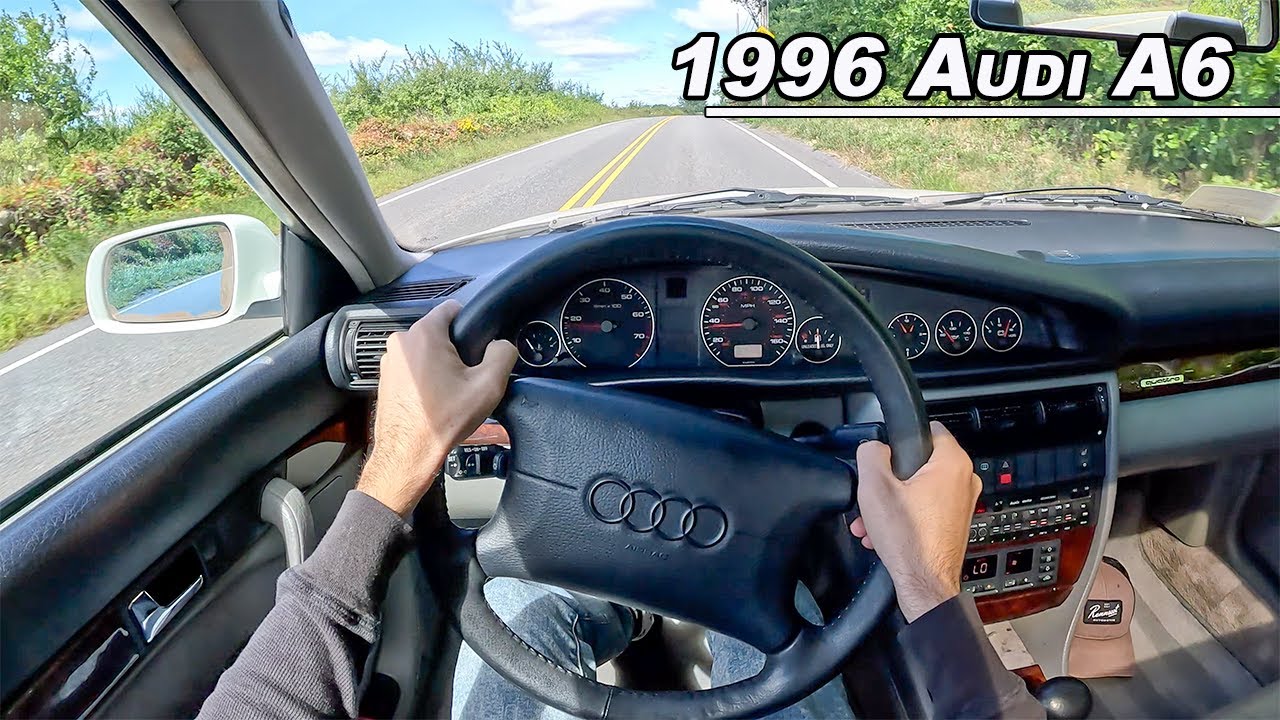 1996 Audi A6 2.8 Quattro - POV Driving Review  (Binaural Audio)