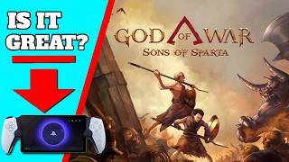 God of War Sons of Sparta - PS5 - PlayStation Portal - First look