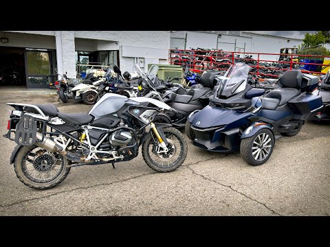 Two Test Rides Friday!! • 2022 RT-S2S & R1250GS! | TheSmoaks Vlog_3085