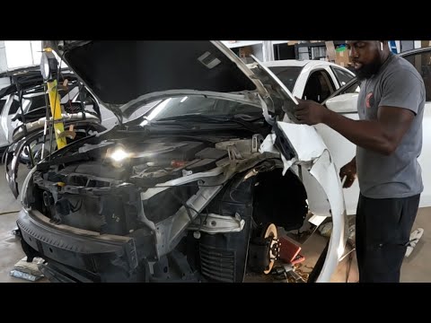 DIY 2017 Nissan Altima how to take the fender and headlight off