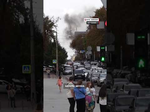 Russia strikes Ukraine Security Service headquarters in central Kyiv