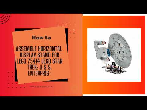 Uniquedisplay Horizontal Display Stand for Star Trek  USS  Enterprise NCC 1701D – Assembly Tutorial