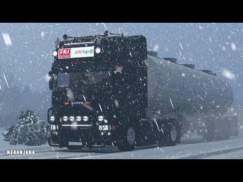 ETS2 Mods | Frosty Heavy Winter Weather Mod v8.5 | ETS2 Mods v1.41