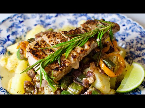 Buttered Garlic Tuna Steak Recipe