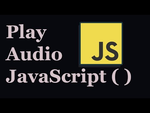 Play Audio Using Javascript