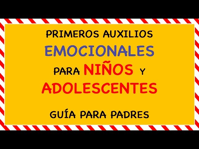 Vídeo relacionado con Primeros auxilios emocionales para niños y adolescentes: Guía para padres (Psicología y salud)