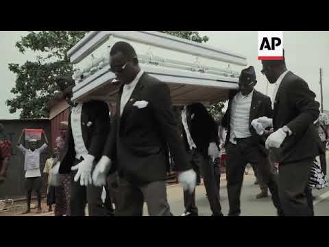 Music, dance and colour transform traditional burials