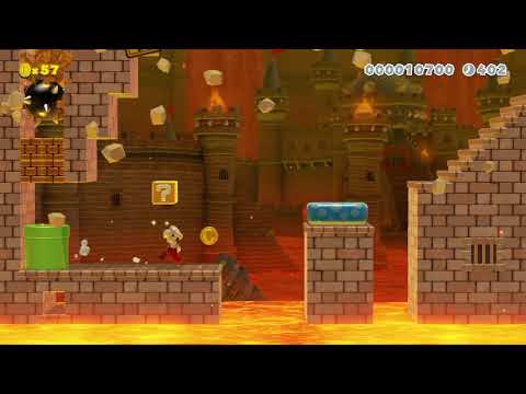 Spikeball Fortress (Super Mario Maker 2)