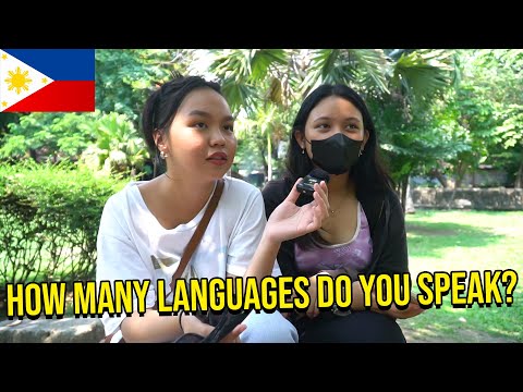 Philippines Manila, how many languages do you speak?