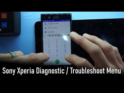 How to access the Sony Xperia Diagnostic Menu
