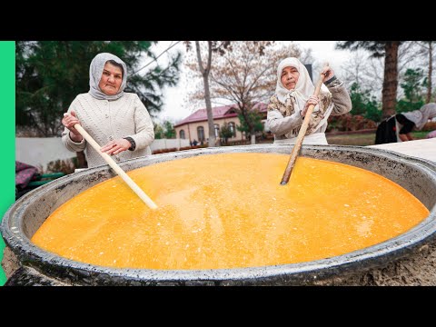 Asia’s RAREST Street Food Made Once a Year!! Navruz in Uzbekistan!!