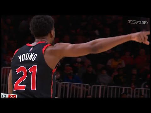 Thaddeus Young Buries the Corner Triple