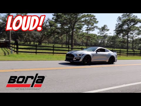 2020 GT500 Borla Atak Catback Revs, Fly-By, Comparison, and Install