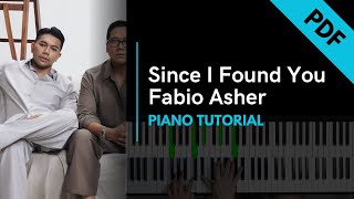 Download lagu Since I Found You - Fabio Asher & Andi Rianto (Piano Tutorial   Not Angka) mp3