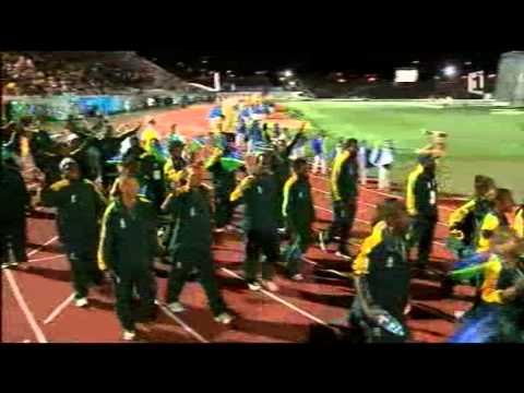 AMERICAN SAMOA  à l'Ouverture des XIV émes JEUX du PACIFIQUE NC 2011 .