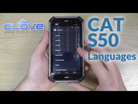 CAT S50 Languages