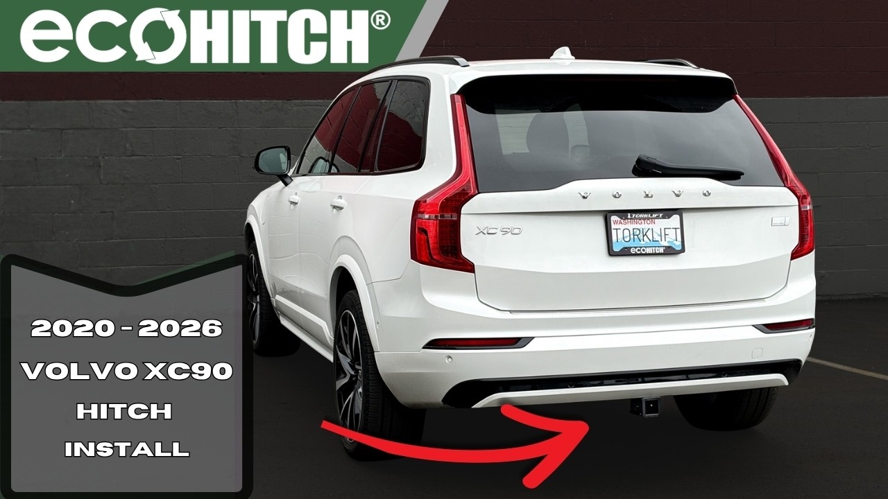 How to Install Trailer Hitch on a 2020 - 2027 Volvo XC90 EcoHitch X6099S