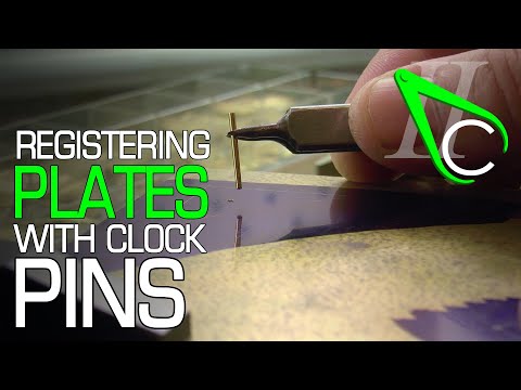 Registering Plates With Clock Pins