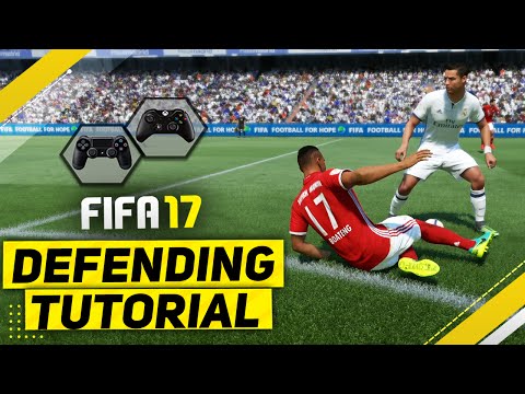 FIFA 17 DEFENDING TUTORIAL / How To Defend Effectively - BEST Way To TACKLE, CONTAIN & JOCKEY
