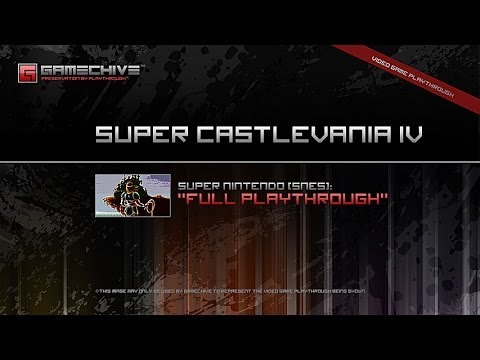 Super Castlevania IV (SNES) Gamechive (Full Longplay)
