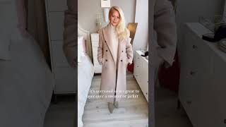 Chic Winter Coat For All Occasions | Effortlessly Chic Neutral Outfits | #shortsvideo #shorts #coat