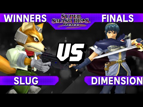 Smash Melee - SluG (Fox) vs Dimension (Marth) - S@LT 192 Winners Finals