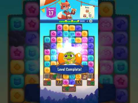 Pet Rescue Puzzle Saga Level 727 3 stars