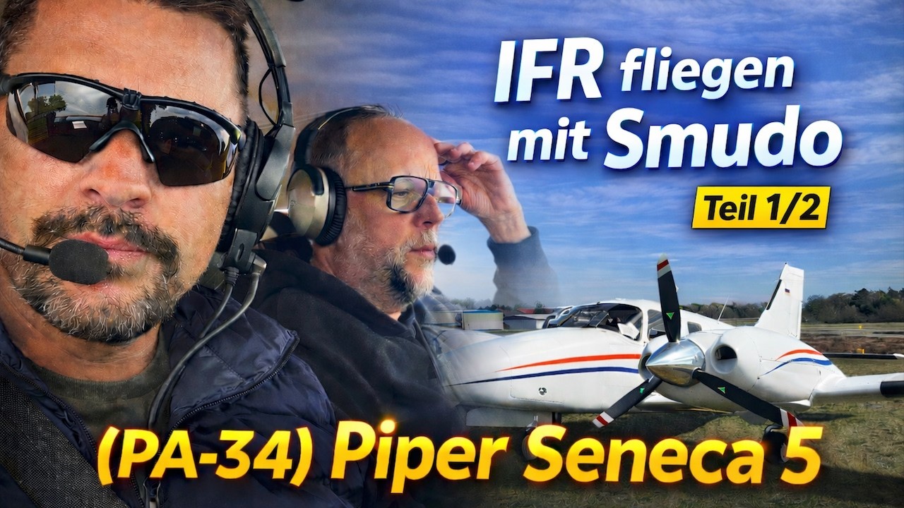 IFR mit Smudo und seiner Piper Seneca 5 zum Radio Regenbogen Award