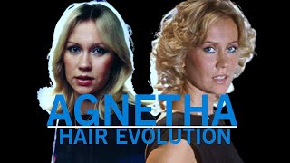 Evolution of Agnetha Fältskogs Hair (During ABBA