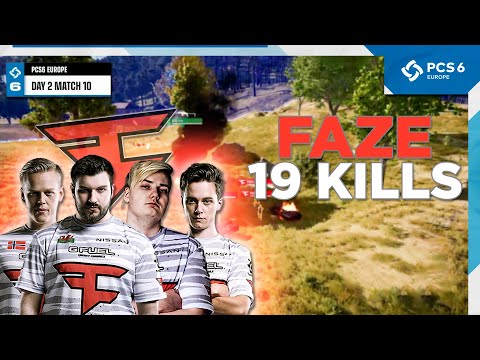 PUBG PCS6 • EUROPE - FAZE CLAN 19 KILLS