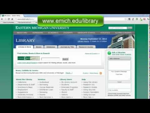 PSY 103 Using PsycINFO - 2. Connect to PsycINFO